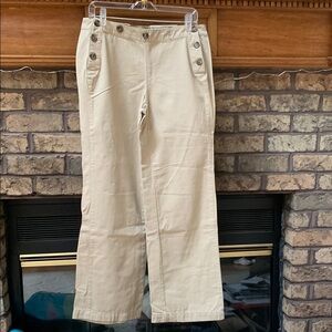 Womens size 10 reg Liz Claiborne “Sloane” khaki pants new